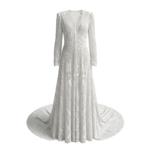 Capa bordada pedreria